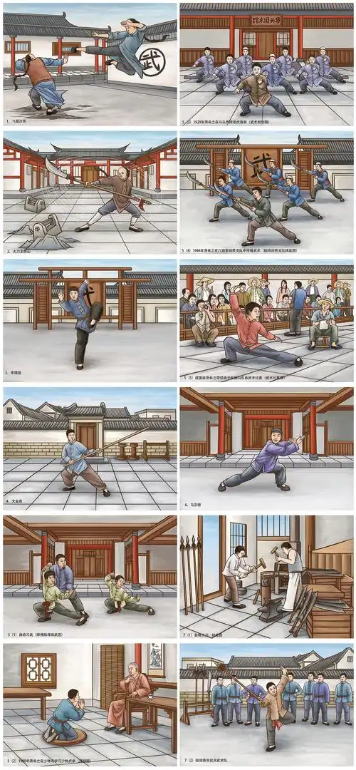 免费下载：中国武术连环画10本经典珍藏 | 漫载资源库