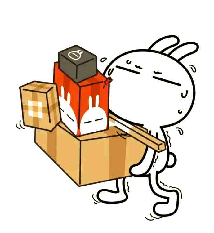 兔斯基捂脸动作:黑色幽默表达生活困境,配文“人生是有限的,高兴些罢了”